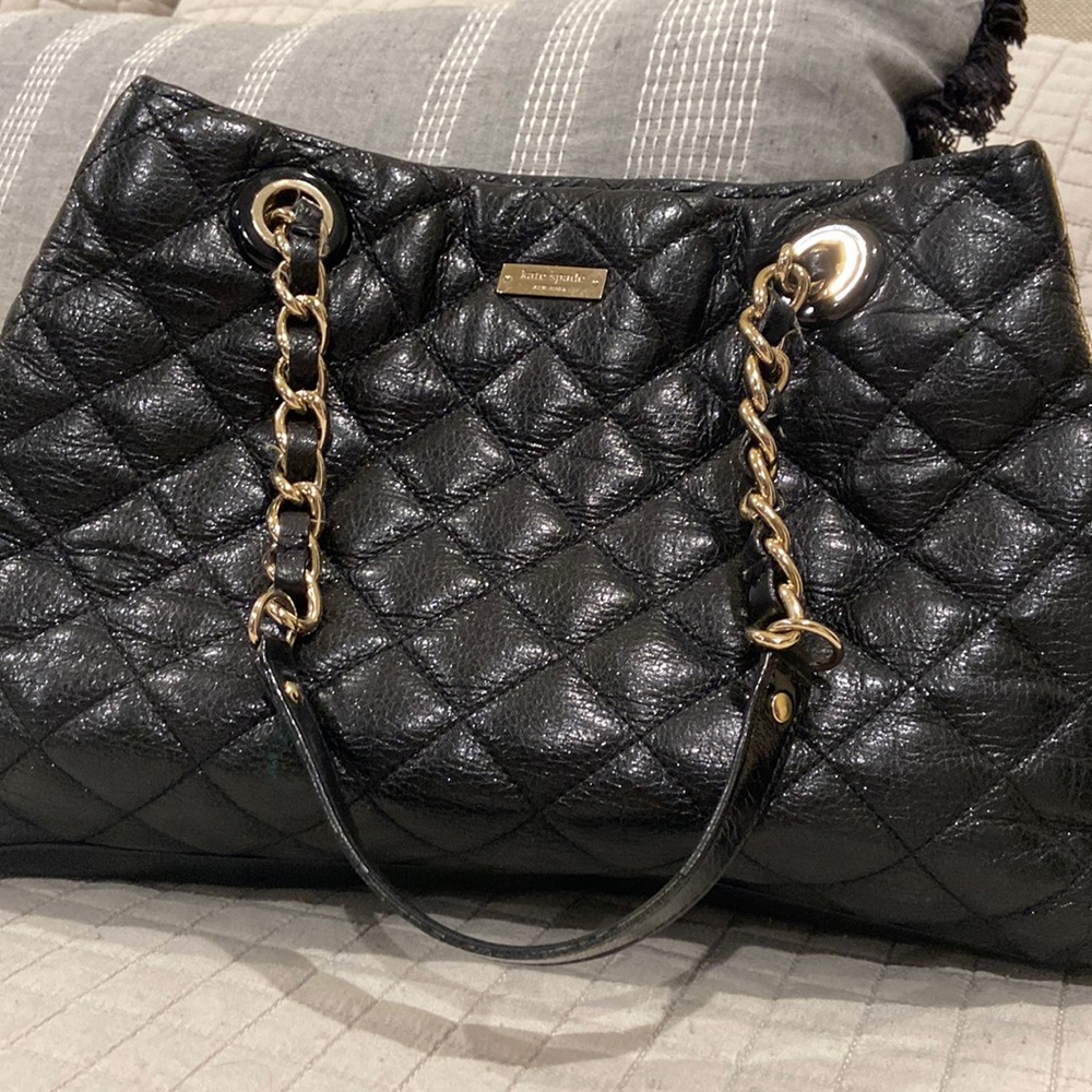 Classic Kate Spade Quilted Shoulder Tote